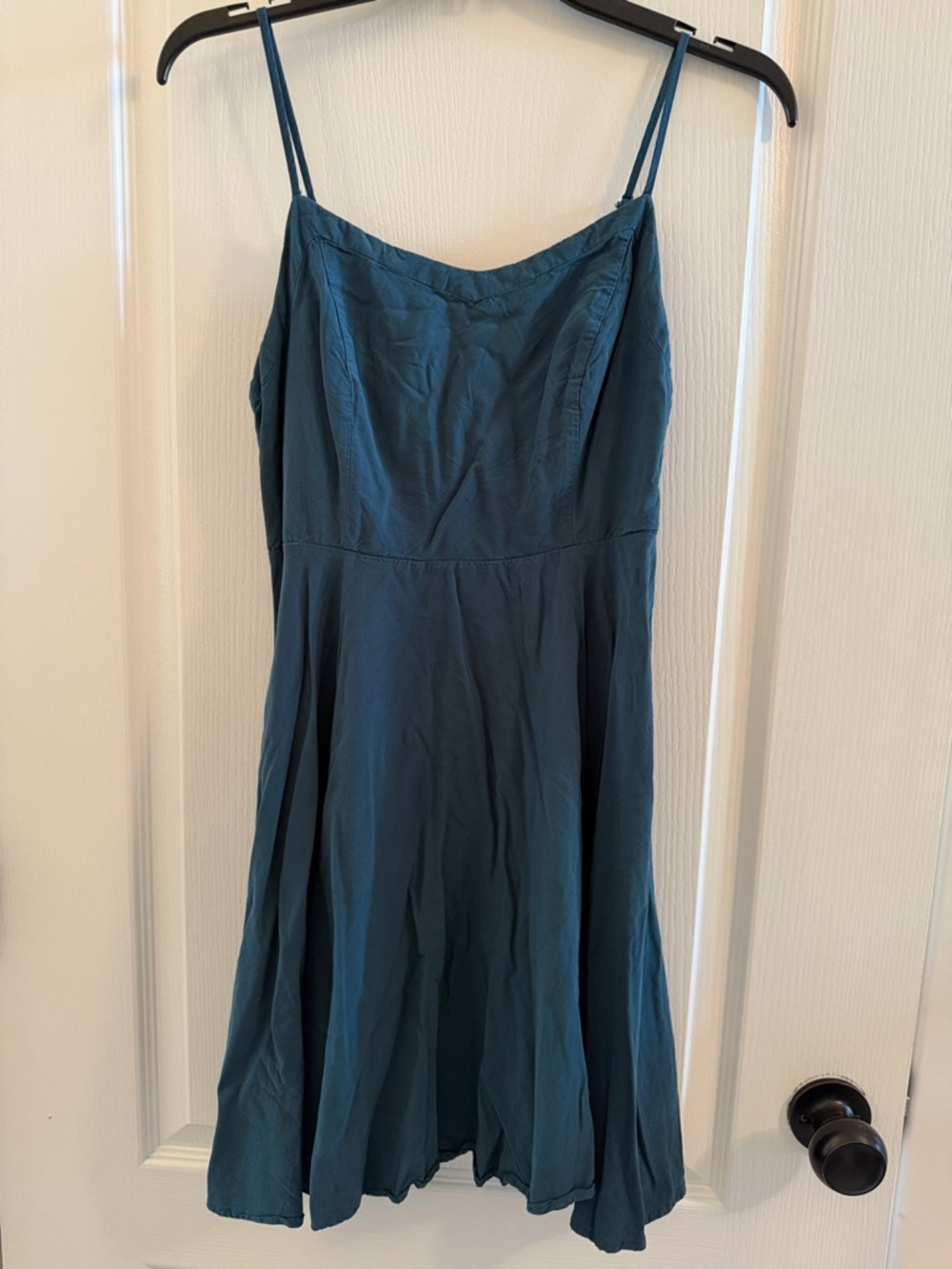Old Navy Teal Spaghetti-Strap Mini Dress